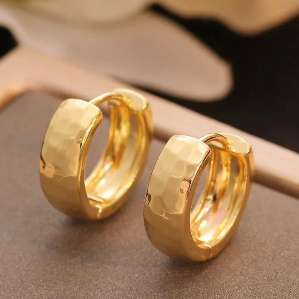 2/$30 NEW Anthro Boho Style Hoop Huggie Earrings - Picture 2 of 6